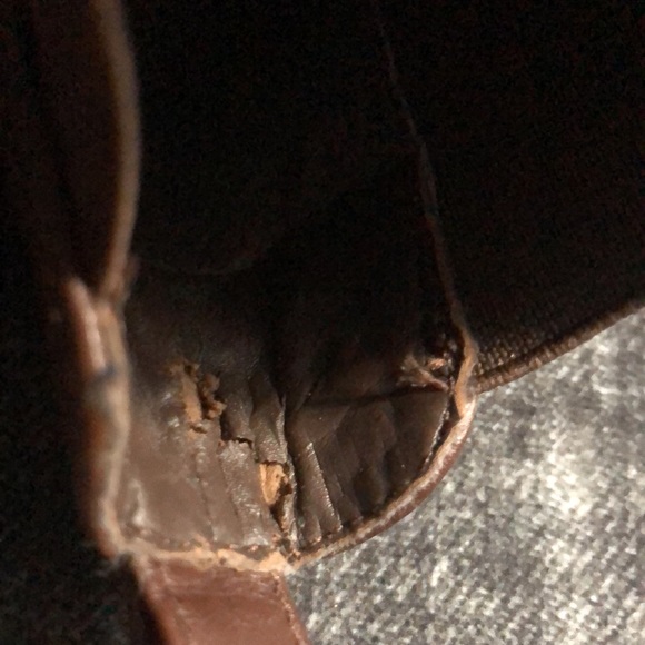 Franco Sarto Brown Leather Booties W9 - Picture 11 of 12